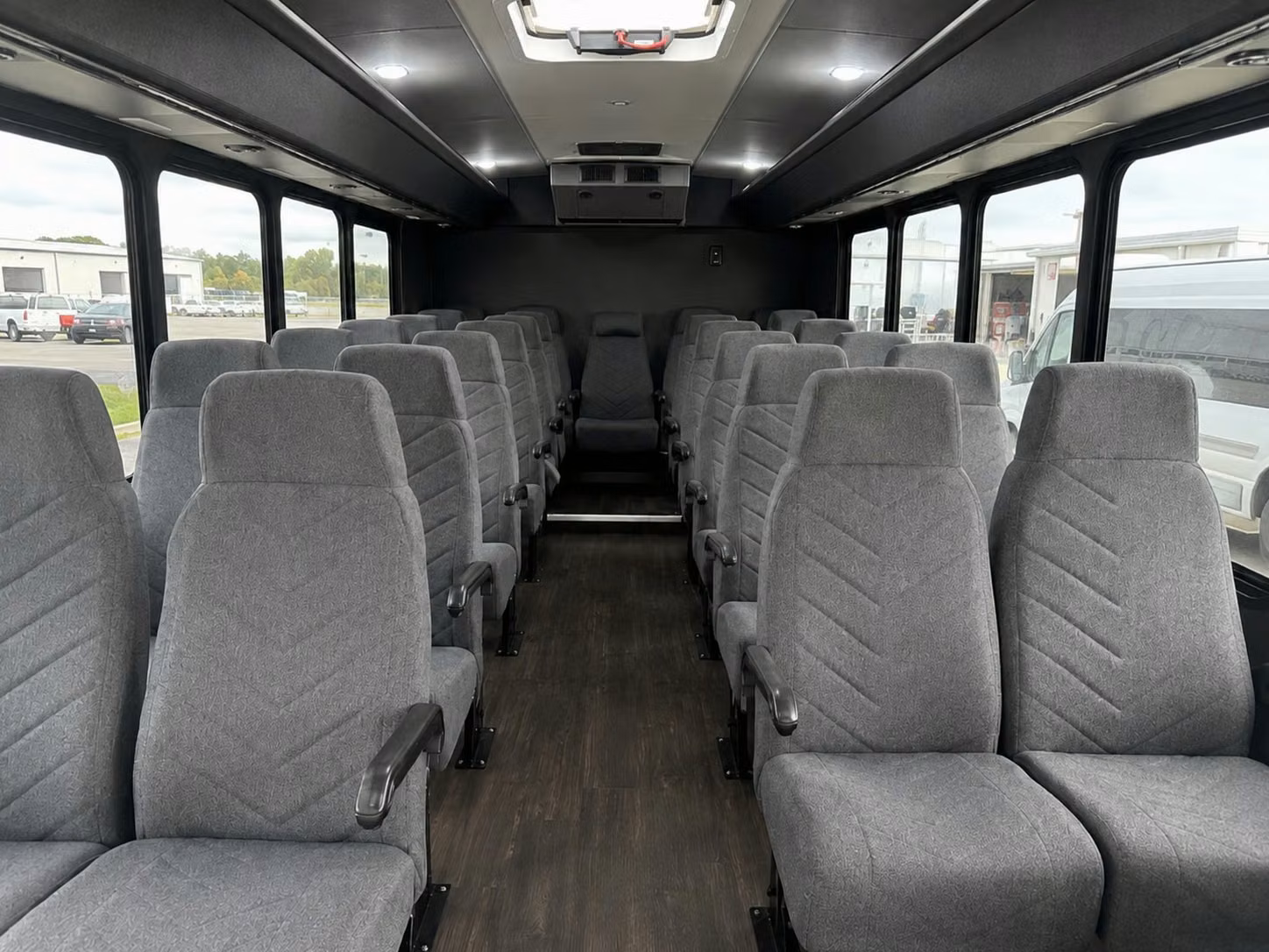 18 passenger minibus inside