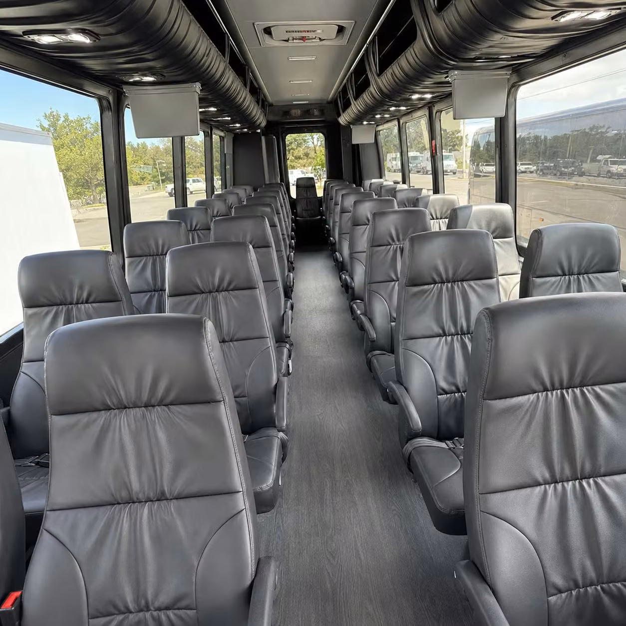 30 passenger minibus inside