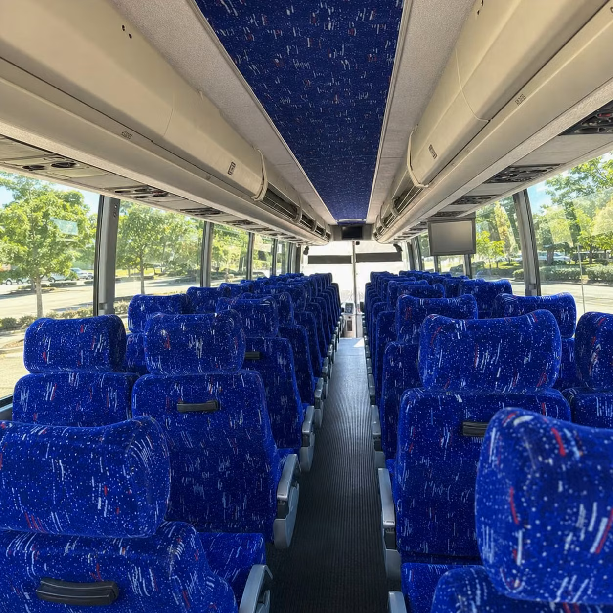 layton charter bus inside