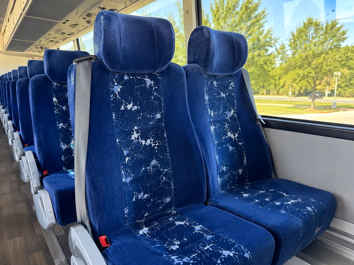 layton charter bus rental inside