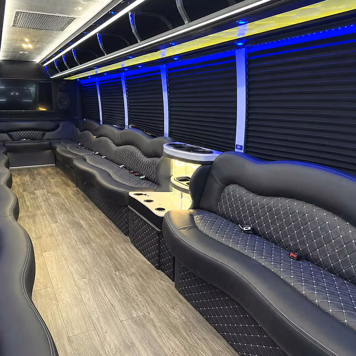 party bus interior