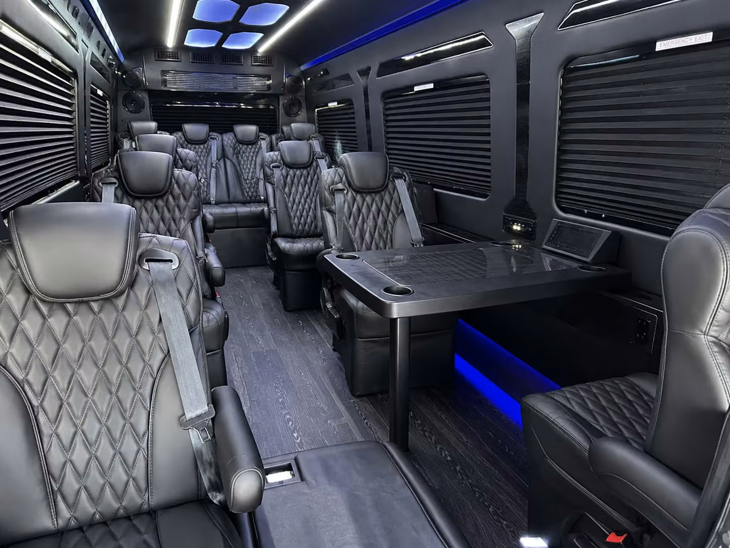 sprinter van with driver interior